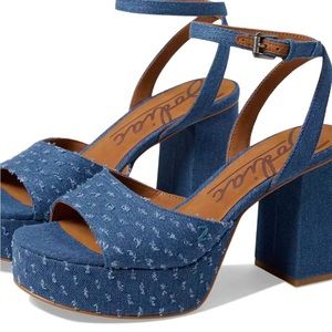 Platform Denim Sandal